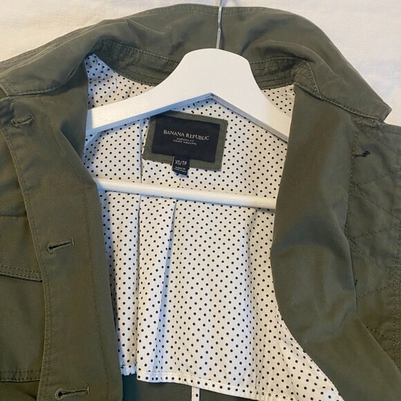 BANANA REPUBLIC Utility Jacket Size XS (army green) - Picture 4 of 9